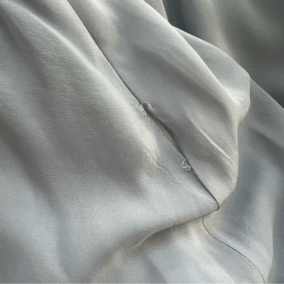 Anthropologie Hutch Capay colorblock high low dress in XS - white pink and blue - Picture 7 of 8